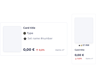 Card tile components